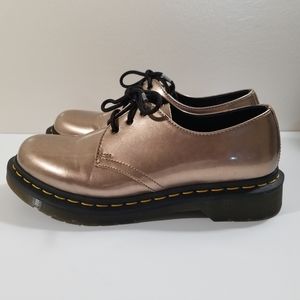 Dr Martens oxford Rose gold size 8